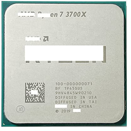 Processeur d'unité centrale 3700X 3.6 GHz à huit cœurs seize fils 65W 7NM L3 = 32M 100-000000071 Socket AM4
