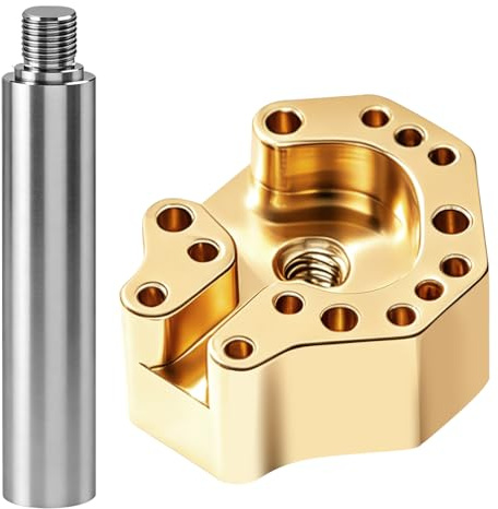 2Pcs Joystick Soldering Iron Tip with Adapter, One & Switch Controllers for PS5 PS4 Xbox Series X/S, Multi-Hole Chrome-Plated Copper, Fast Heat Conduction High Precision Alignment