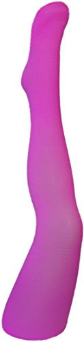 Collant da bambina in microfibra, tinta unita fucsia 10 anni
