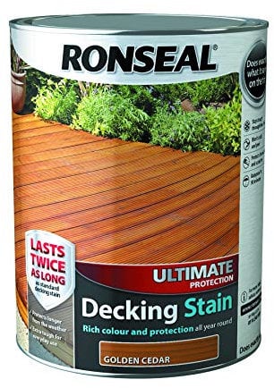 Ronseal Ultimate Protection Decking Stain Cedar 5L