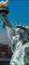 wandmotiv24 Türtapete New York Skyline Freiheitsstatue 70 x 200cm (B x H) - Dekorfolie selbstklebend Sticker für Türen, Türfolie, Aufkleber, M0726