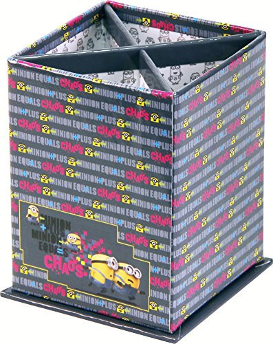 Clairefontaine 812743 C Stifteköcher Minions Dimension, 8 x 8 x 11,5 cm Chaos