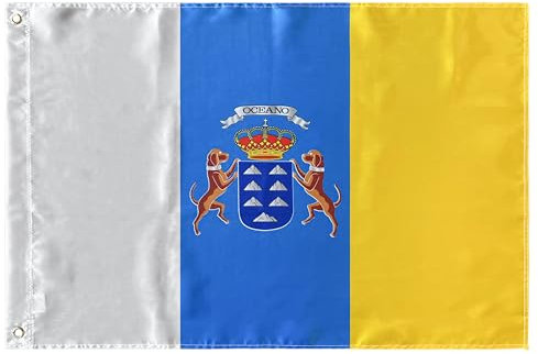 Durabol Bandera Islas Canarias 60 x 90 cm Satén 2 Ojales metálicos