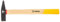 TOPEX Schlosserhammer Schlosser Hammer mit Stiel aus Holz - Schlosserhammer mit Holzstiel - Ingenieurhammer Stahlhammer Werkzeughammer Werkstatthammer mit Stiel Holzstiel – 200 g