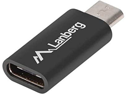 LANBERG AD-UC-UM-02 Micro USB Female to USB Type C Male Adapter Black