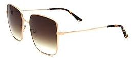 CALVIN KLEIN EYEWEAR Damen CK20135S-717 Sonnenbrille,Shiny Gold/Khaki Gradient, 58-17-145