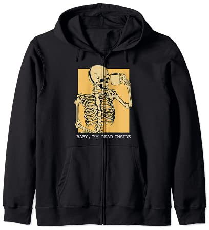 Tasse à café Grunge Skeleton Mug Coffeedrinkers Metal Rock Sweat à Capuche