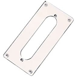 Alnicov Humbucker zu Single Tonabnehmer Adapter Montagering für Telecaster Gitarre Bridge Pickup, Silber Acryl Spiegel