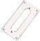 Alnicov Humbucker zu Single Tonabnehmer Adapter Montagering für Telecaster Gitarre Bridge Pickup, Silber Acryl Spiegel