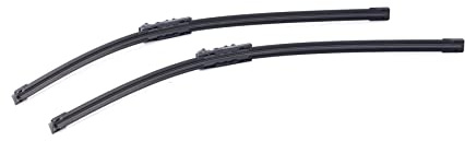 RIDEX Scheibenwischer Set Wischerblätter Satz mit Spoiler Vorne Länge 1: 680mm Länge 2: 680mm Flachbalkenwischblatt Kompatibel mit FORD Mondeo V Kombi CF Pinch Tab 298W0293