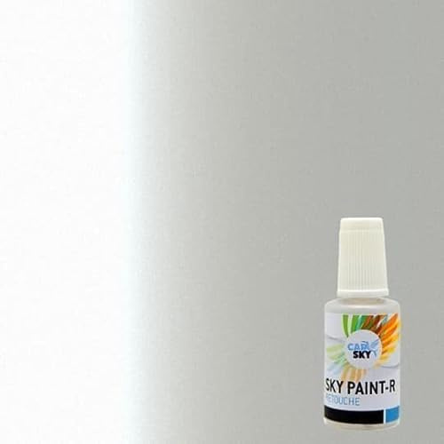 CARSKY Farbstift karosserieretusche kompatibel mitToyota PLATINUM WHITE PEARL 089 et son vernis brillant (flacon pinceau 20ml) 2x20ml