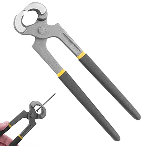 Aelevate 5 Hufschmied Zangen - Hufschmiedwerkzeuge aus Stahl für die Schuhreparatur,Ponys Hufschmied aus Vanadium-Stahl in mattem Finish zur Verwendung als Nussknacker
