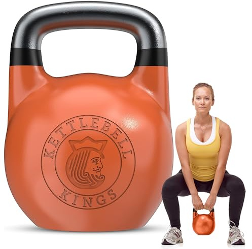 Kettlebell Kings | 33mm Competition style Kettlebell Weights For Women & Men | Designed For Comfort in High Repetition Workouts | Superior Balance For Better Workouts (30KG)