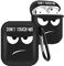 Qerrassa Silikon-Schutzhülle für Airpods 1/2, Motiv: Don't Touch Me, niedliches Cartoon-Design, coole Silikon-Schutzhülle für Apple Airpod Air Pods 1. und 2. Generation, lustige Charaktere, weiche