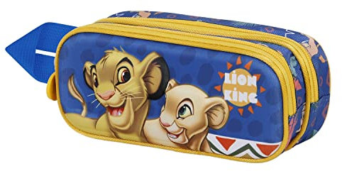 Disney Il Re Leone Nala-Astuccio 3D Doppio, Blu, 22 x 9.5 cm