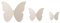 48 Stück 3D Schmetterling Wandaufkleber Abnehmbar Schmetterling Aufkleber Wandtattoos,für Heim Hochzeit Dekor Wohnzimmer Kinder-Zimmer Mädchen Küche Fenster Möbel Party Wand-Tisch-Deko,Silber