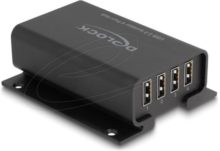 DeLOCK 64226-4 Port USB 2.0 Isolator Hub mit 5 kV Isolation für Datenleitung