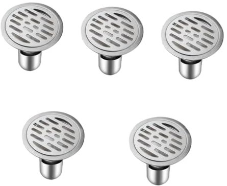 DOITOOL 5St Bodenablauf Stainless Steel ausstecher Rentier Praktisch Filter Haarduschenfänger Badewannenablaufabdeckung 10cm Abflussrohr Toilettenartikel Haarempfänger 15c Kanaldeckel