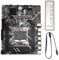 X99 LGA 2011-3 Motherboard, 4 X DDR4 DIMM, Peak 128G, Quad Channel mit Dual M.2 8-Phasen-Stromversorgung, Computer-Motherboard