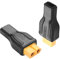 SinLoon XT60 auf USB C Adapter XT60 auf Typ C kabellos für TS100 Lötkolben, FPV-Monitorleistung, Drohne, 2 Stück