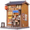 CUTEBEE Book Nook Kit - DIY Miniature House para Tienda de Ramen Japonés, Madera Miniaturas para Casa de Muñecas, Decoración del Hogar, Regalos Creativos para Adultos y Jóvenes (Morita-Ya)