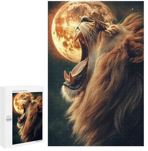 Lion 1000 Teile Puzzles Für Erwachsene Und Kinder Ab 12 Jahren 1000 PCS