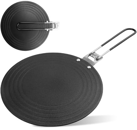 Diffuseur de chaleur rond de 24 cm pour cuisinière à gaz, plaque de décongélation en alliage d'aluminium, plaque de cuisson convertisseur