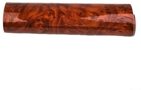For Prime Gloss Wood Grain Vinyl Car Sticker Decal - 30.5 x 100 Cm (30.5 x 99.1 cm) Maroon Interior Exterior Automotive Diy Film Waterproof Heat Resistant Flexible Graphic Decal for Cars