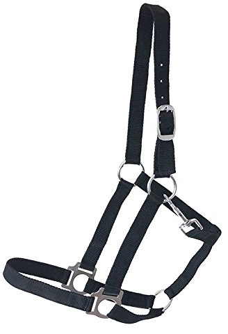 German Riding Halfter NYLONHALFTER schwarz Pony