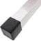 Lifeswonderful - 40mm Square Rubber Feet Stoppers for Table, Chair, Furniture Legs (4)