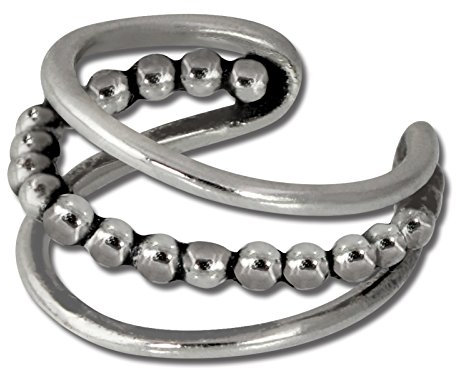 SilberDream Ohrringe Damen Jugend 925 Silber Ohrklemme Antik Ear Cuff SDO8874J
