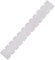 ZRZ | Protector Pala de Padel Dentado Transparente Negro y Colores Rugoso Silicona | Cinta Raqueta de pádel con Proteccion Extra | Funda Adhesiva Pegatina Borde Pala (Transparente)