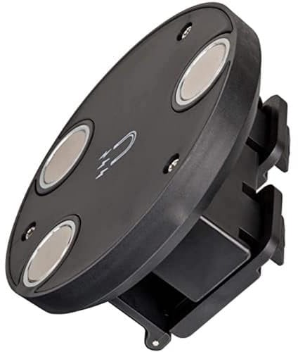 Brennenstuhl Support Magnétique pour Projecteurs LED rechargeables (Concerne Nos Références 1172871, 1172871010 et 1173080; utilisation en Intérieur et Extérieur IP54, 3 Aimants), Noir Multicolore