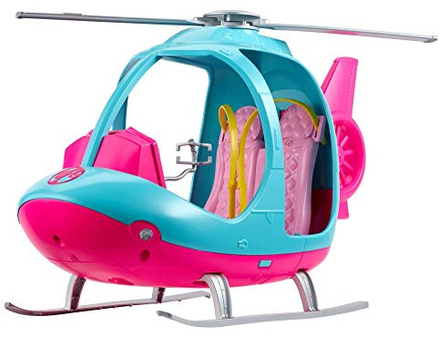 Barbie Hubschrauber - Rosa & Blau - Für 2 Barbie-Puppen - Ab 3 Jahren