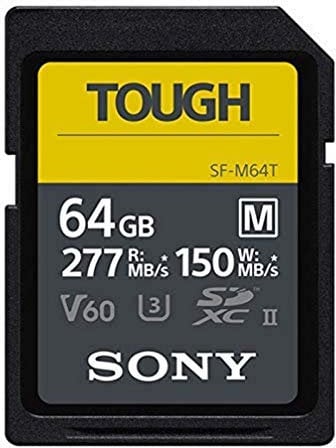 Sony SF-M64T SD-Speicherkarte (64 GB, UHS-II, SD Tough, M Serie)