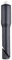 TRIWONDER Fahrradlenker Vorbau Adapter 22,2 mm 25.4mm, Vorbauverlängerung Schaftvorbau-Adapter (Schwarz, 25.4mm x 150mm)