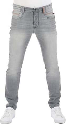 riverso Jeans Herren Stretch Slim Fit RIVCaspar Jeanshose Hose Denim | Schwarz Blau Grau 29 30 31 32 33 34 36 38