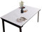 CIEEIN CIEHT PU Tischdecke Tischmatte Schreibtisch Tischunterlage Tischfolie Schutzfolie Tischschutz Matte Wasserdicht Weiß+Grau 90 * 90cm