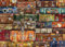 Cobble Hill 1000 Teile Puzzle – Gepäck – Musterposter im Lieferumfang enthalten