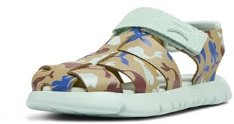 Camper Oruga Sandal K800242, Sandalia T-Strap Unisex niños, Multicolor 027, 34 EU