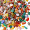 YATOJUZI Bunte Achat Aquarium Kies Felsen Mix-color Bulk Großhandel Trommelkristalle Steine Chips Crushed Reiki Energie ausgleichende Edelsteine Pflanzgefäß Vase Füller Brunnen Fisch Tank Topf Dekor