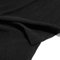TOLKO preisgünstiger schwarzer Baumwollstoff mit Stretch Stoff für Kleidung, Vorhang, Dekostoff, Baumwolle Meterware Stoffe zum Nähen Dekorieren Stoff für Hose Jacke Rock Kleid 155cm breit