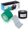 ARTZT thepro Kinesiologisches Tape | Hautfreundlich, Hypoallergen & Wasserfest | Für Sport & Physiotherapie | Material: Baumwolle | Maße: 5m x 5cm | 2er-Set (schwarz/grün)