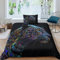 FSYQQASD Kinder Schwarzer Panther Bettwäsche 3D Gedruckter Betten Set Leopard Print Bettwäsche Set Microfaser Qualität Bettbezug Mit Kissenbezug 2 Teilig Sets Single（135x200cm）