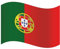 EM Fanartikel Magnet Flagge Fahne für Auto Deko Alle Länder Verschiedene Größen (Portugal, L (45x30cm))