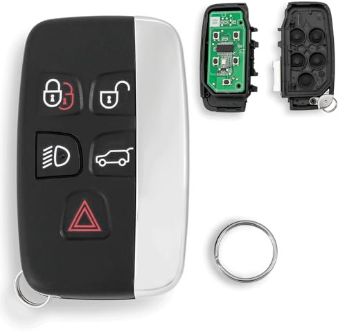 KOBJTF10A 433MHZ 5 botones mando a distancia para Land Rover Discovery 4 Evoque con chip PC7945 llavero
