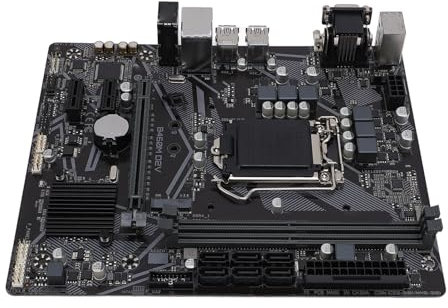 LGA 1200 Motherboard, B460M Gaming Mother Board per PC Desktop Supporto DDR4 2933 2666 2400 2133MHz CANNEL DOPPIO con 6xserial ATA III 1xm.2 Slot per la Decima Generazione per