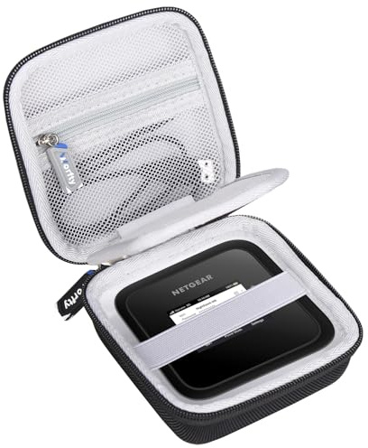 Case for NETGEAR Nighthawk M7 Pro/M6 Pro/M6/M1/M5/M2/M3 Mobile Hotspot - Fits for MR6500/MR6550/MR6150/MR6110/MR1100/MR7400/MR5200 Wireless Router (Case Only) (Black)