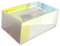 MOVDARL Bunte Taschentuchbox aus Acryl, nordische Luxus-Tücherspenderbox, Schreibtisch-Serviettenhalter, Dekoration, Weiß