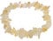 Lebensquelle Plus Citrin Splitterarmband | Handgefertigtes Elastisches Stretch Splitter Armband | Echter natürlicher Edelstein (Citrin)